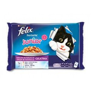 Felix Fantastic Junior Selecção de Favoritos em Gelatina 4x100gr